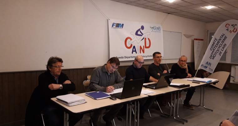 AG du Comité Départemental Motocycliste de l’Ain, 1er février 2019