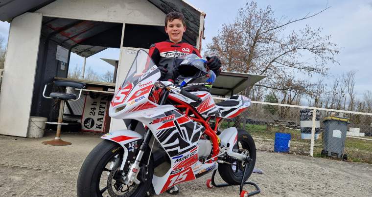 Saison 2024 Elio GERARD MiniOGP 160