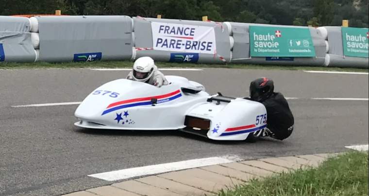 Team Side Car # 575, course de côte de Frangy, titre de vice champion en catégorie Side Car, Finale du Championnat de France de la montagne, 31 août et 1er sept 2019