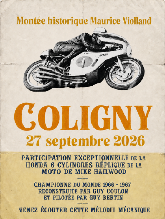 19ème édition de la Montée Historique de Coligny, 26 et 27 Septembre 2026