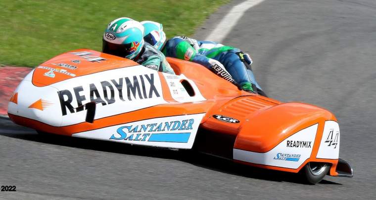 Emmanuelle Clement, Side car, 4ème manche du British SuperBike à Cadwell Park les 6 et 7 août 2022