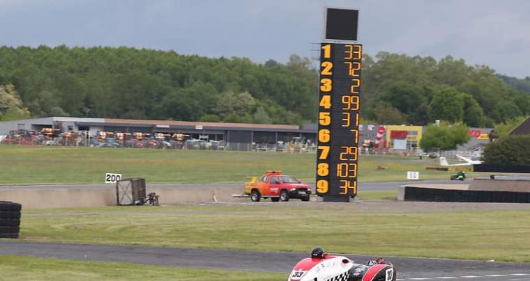 Emmanuelle CLEMENT, passagère side-car, FSBK, 2<sup>e</sup> manche du Championnat de France Superbike, Nogaro