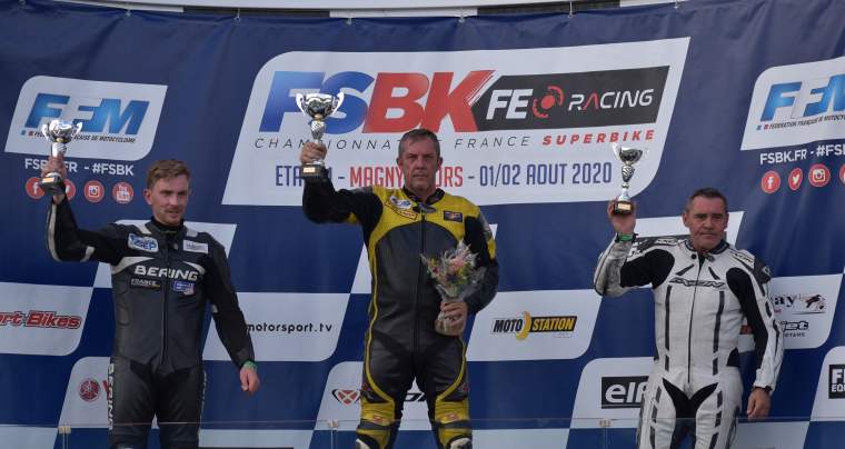 MAGNY-COURS 1ère manche du championnat de France VMA Superbike 750/1100 et Supersport 600, les 1 et 2 Août 2020.