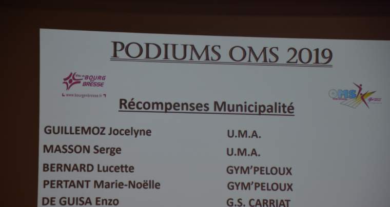 Remise des prix OMS, 18 Novembre 2019