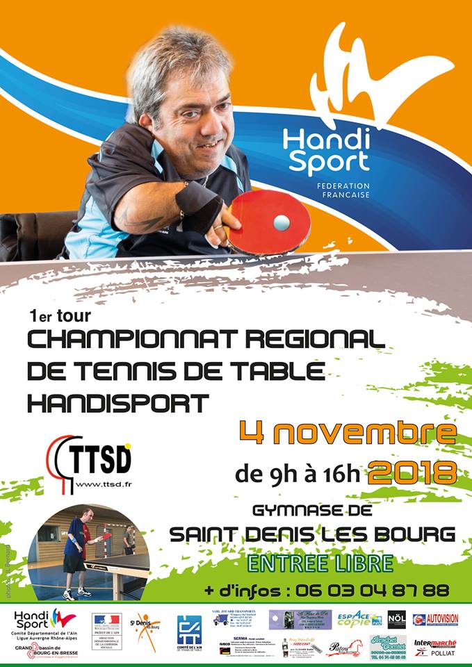 Compétition ping-pong Titoy, Dimanche 4 Novembre 2018, St Denis les Bourg