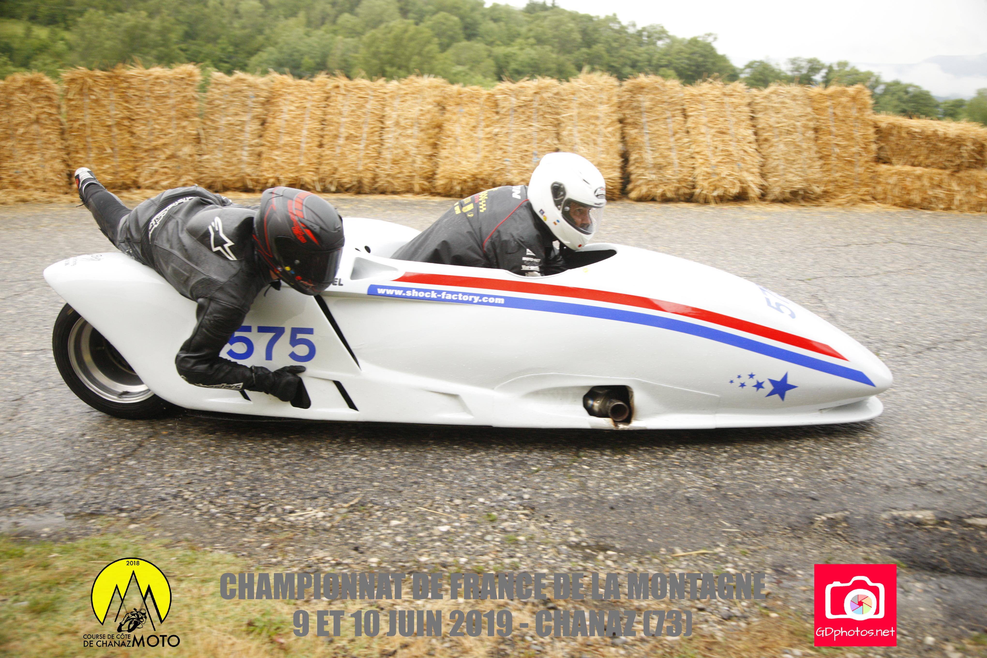 Podium pour le Team SIDE CAR #575, course de côte de Chanaz, 9 et 10 juin 2019