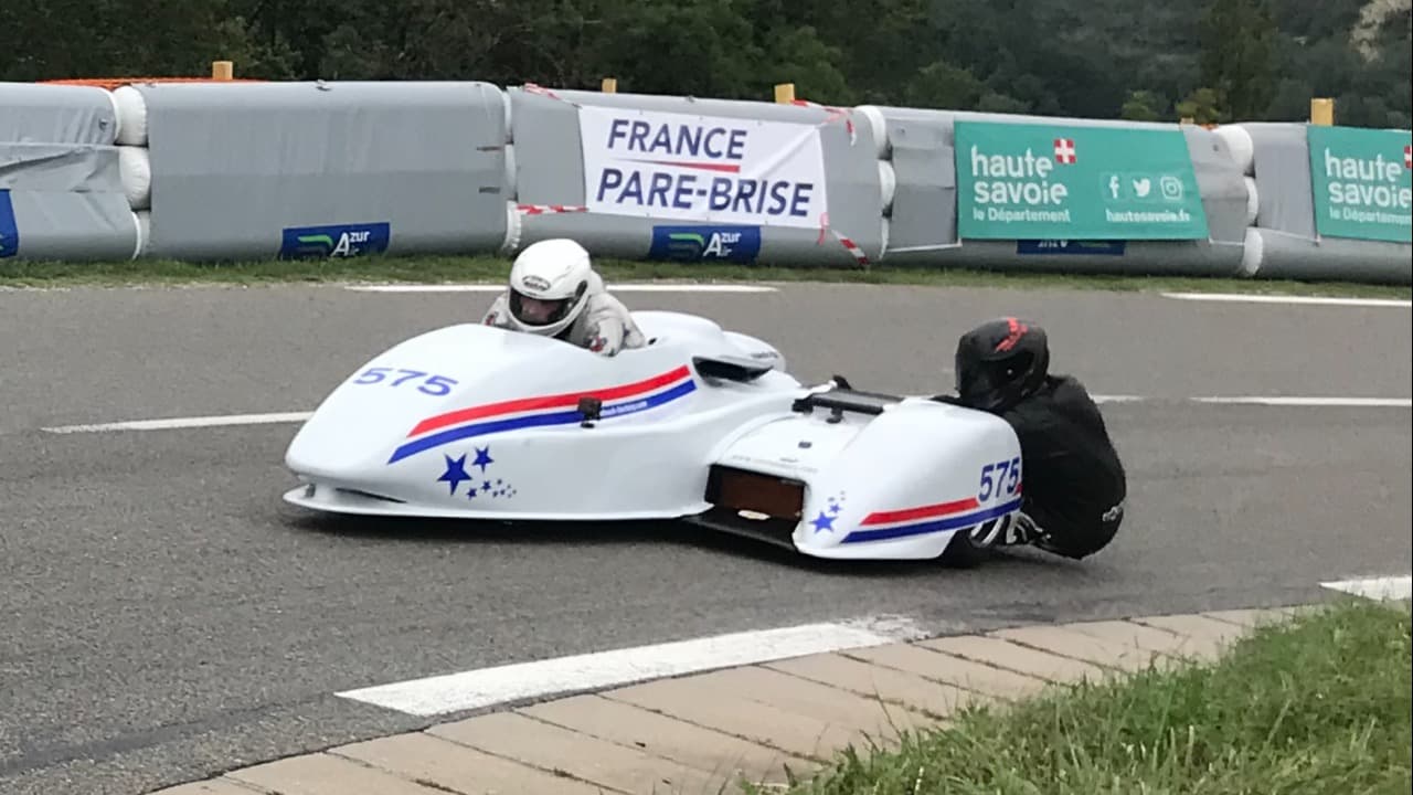 Team Side Car # 575, course de côte de Frangy, titre de vice champion en catégorie Side Car, Finale du Championnat de France de la montagne, 31 août et 1er sept 2019