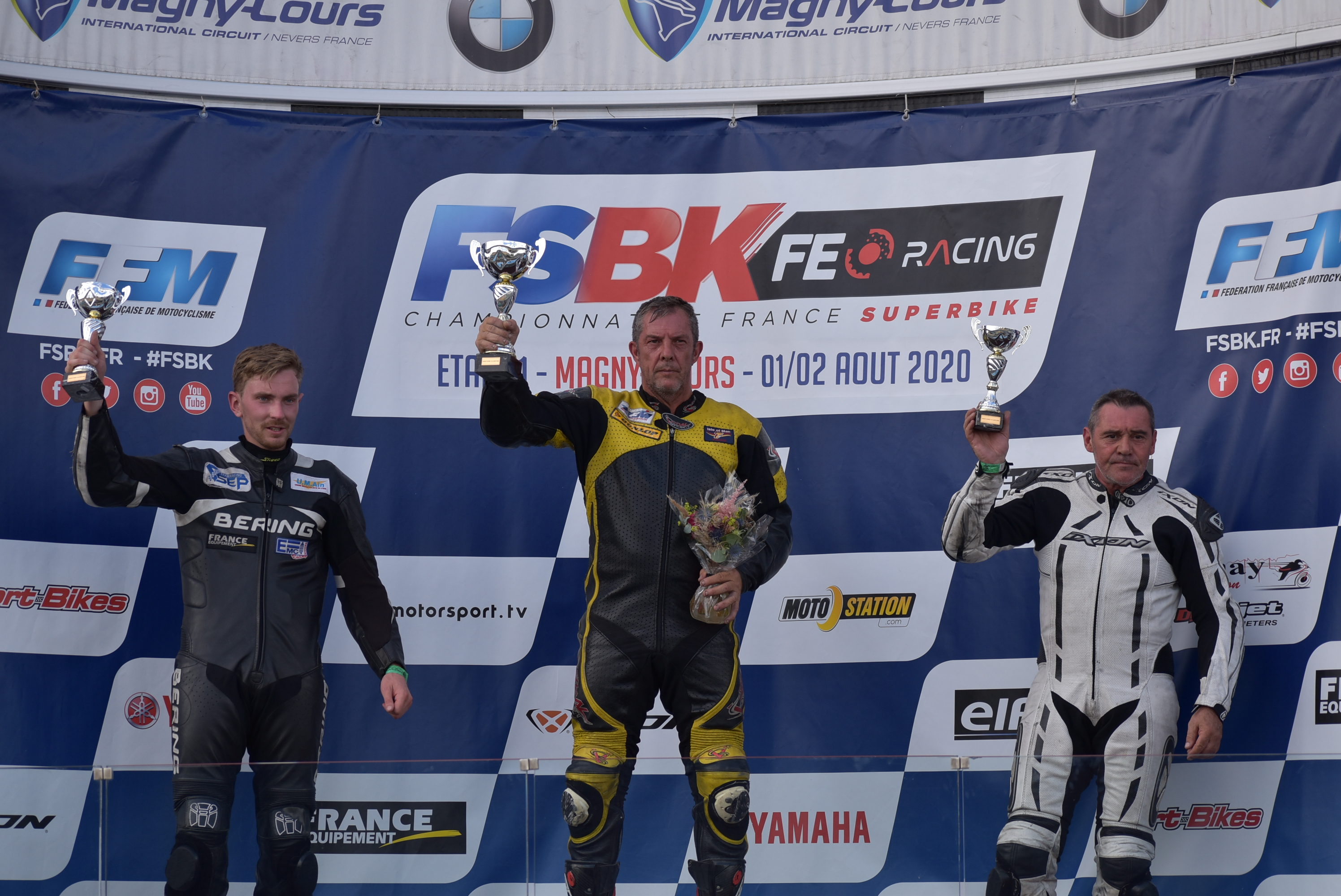 MAGNY-COURS 1ère manche du championnat de France VMA Superbike 750/1100 et Supersport 600, les 1 et 2 Août 2020.