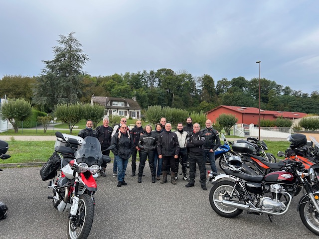 Ballade moto annuelle du club, samedi 13 septembre 2025