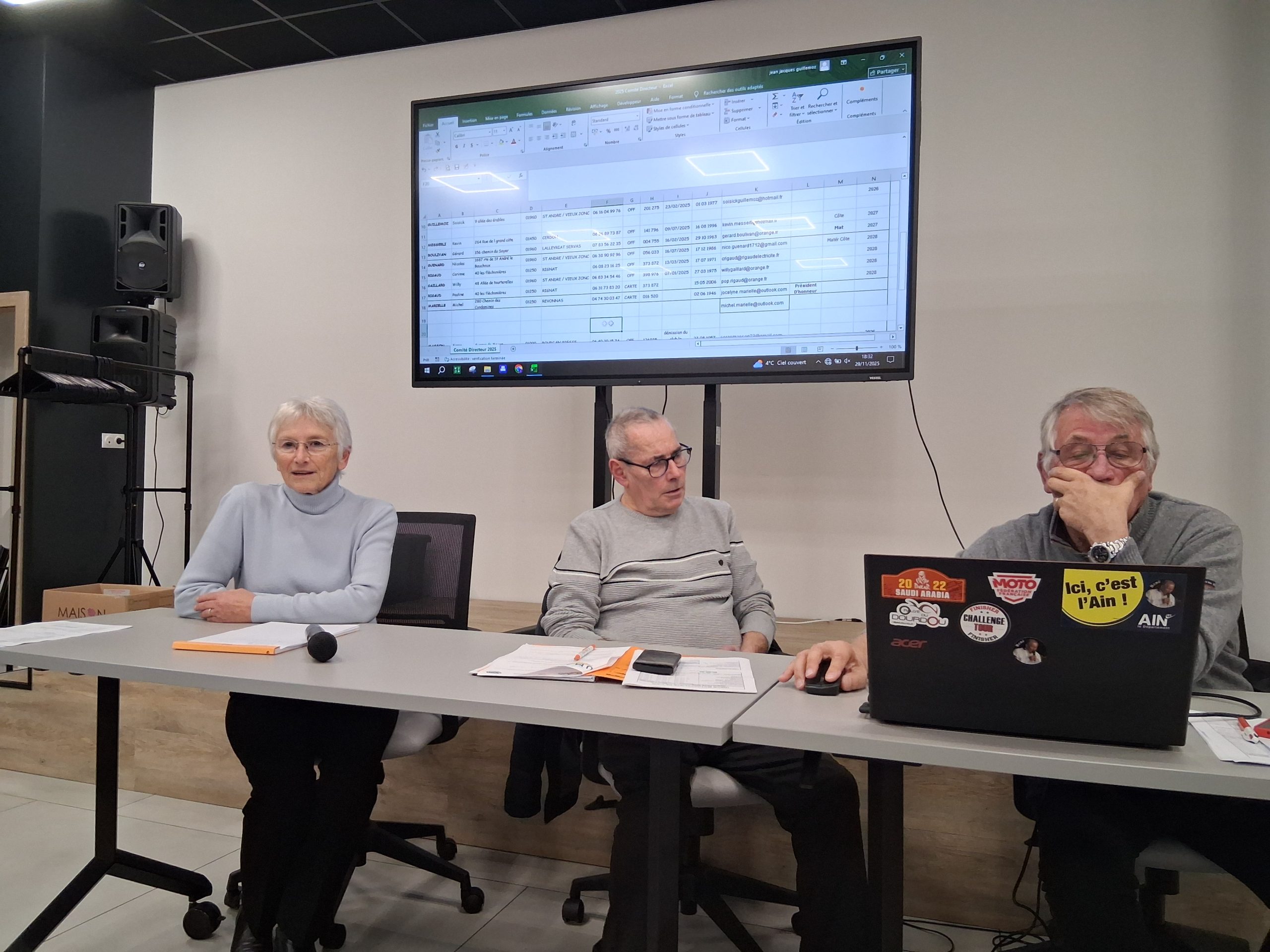 1er retour sur l&rsquo;AG 2025 du 29 Novembre